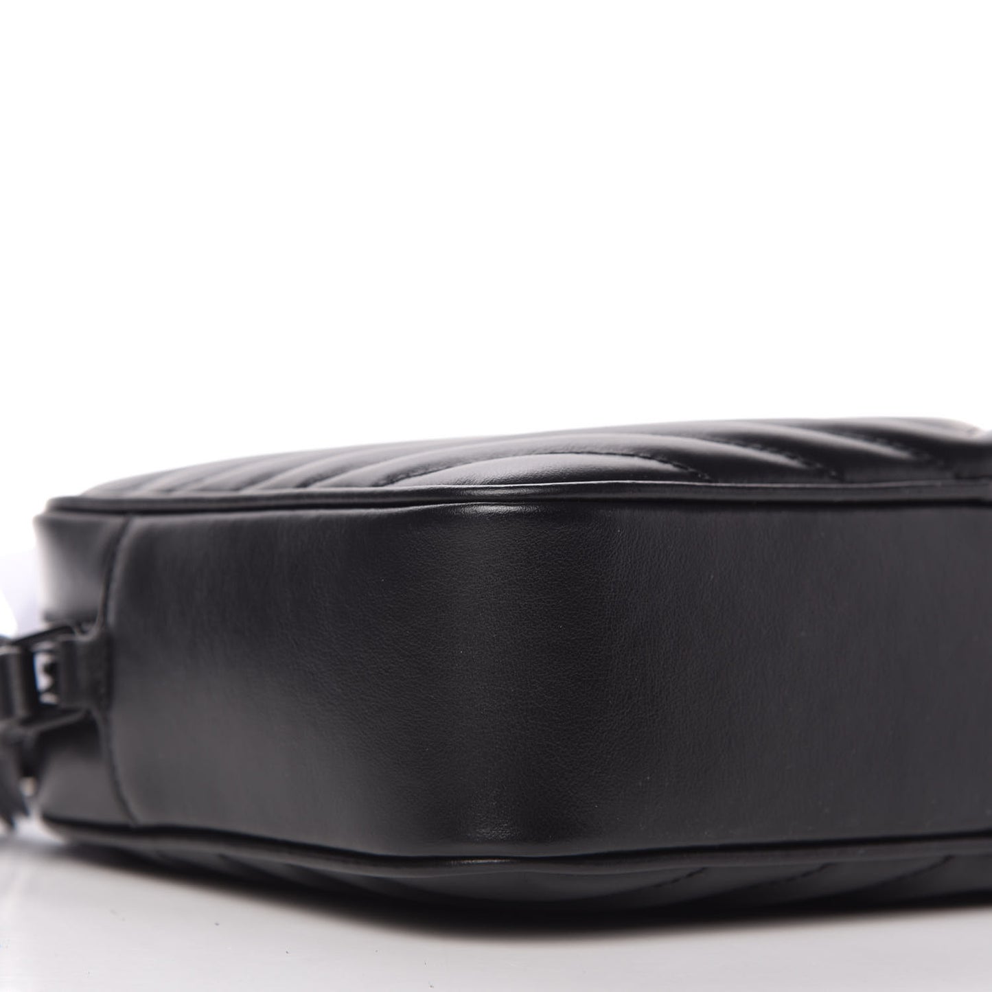 Calfskin Matelasse Monogram Lou Camera Bag Black