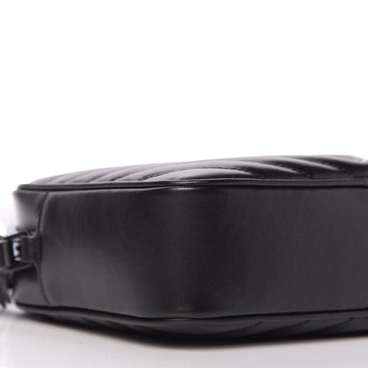 Saint Laurent Calfskin Matelasse Monogram Lou Camera Bag Black 6 of 11