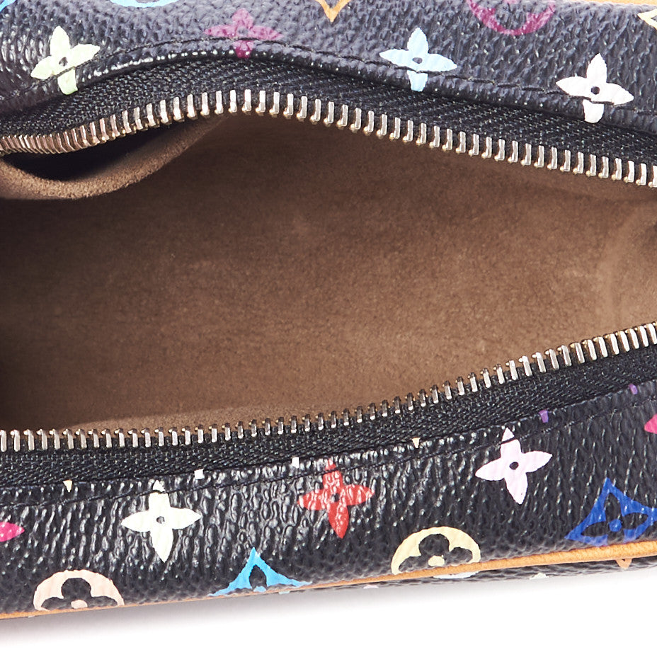 Louis Vuitton Monogram Multicolor Trousse Wapity Black 5 of 6