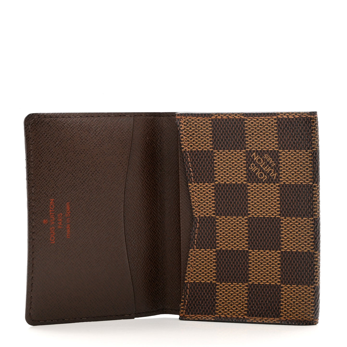 Damier Ebene Business Card Holder