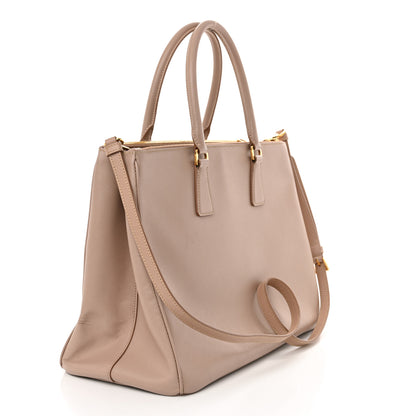 Prada Saffiano Lux Large Galleria Double Zip Tote Cammeo 3 of 14