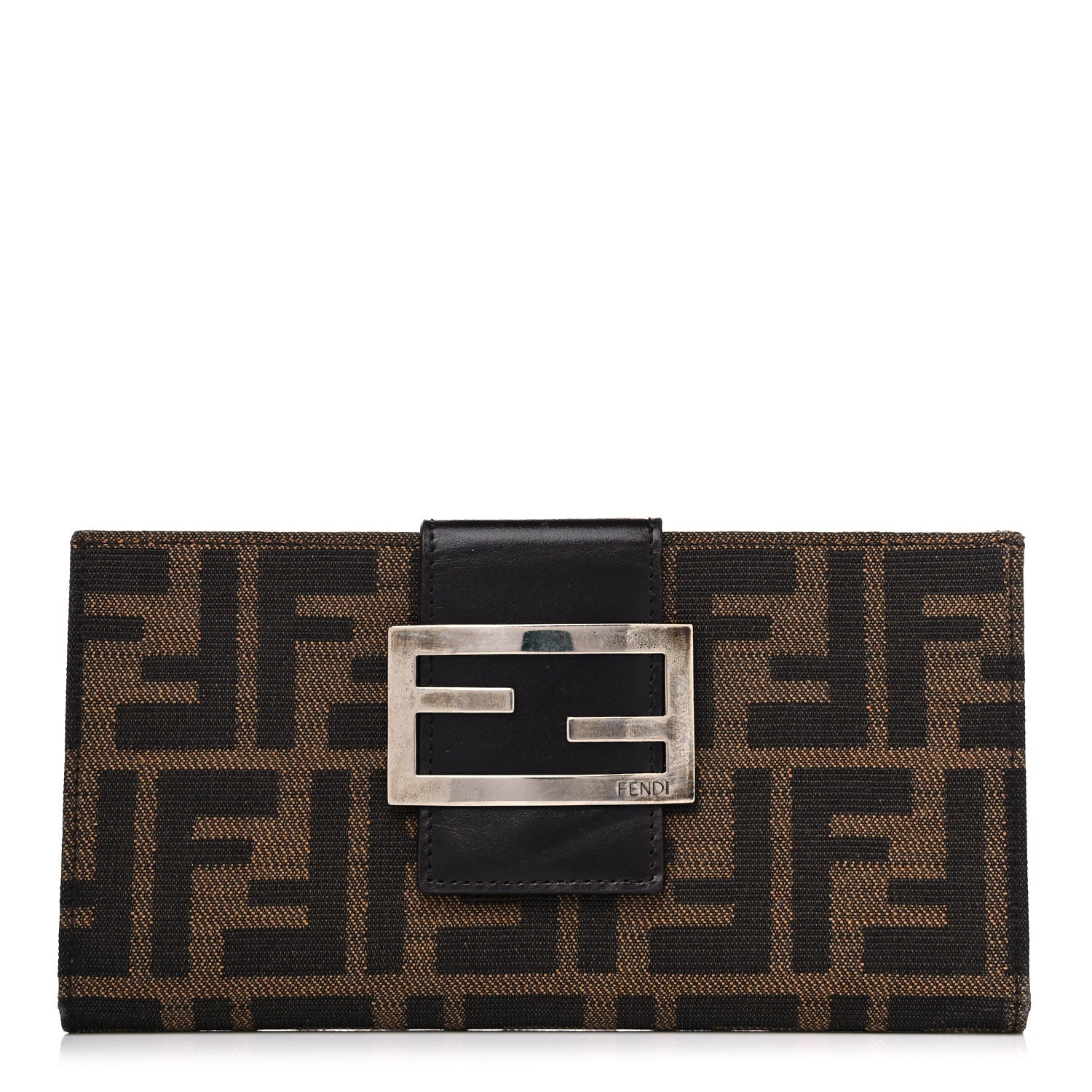 Fendi Zucca Continental Wallet Tobacco 1 of 13