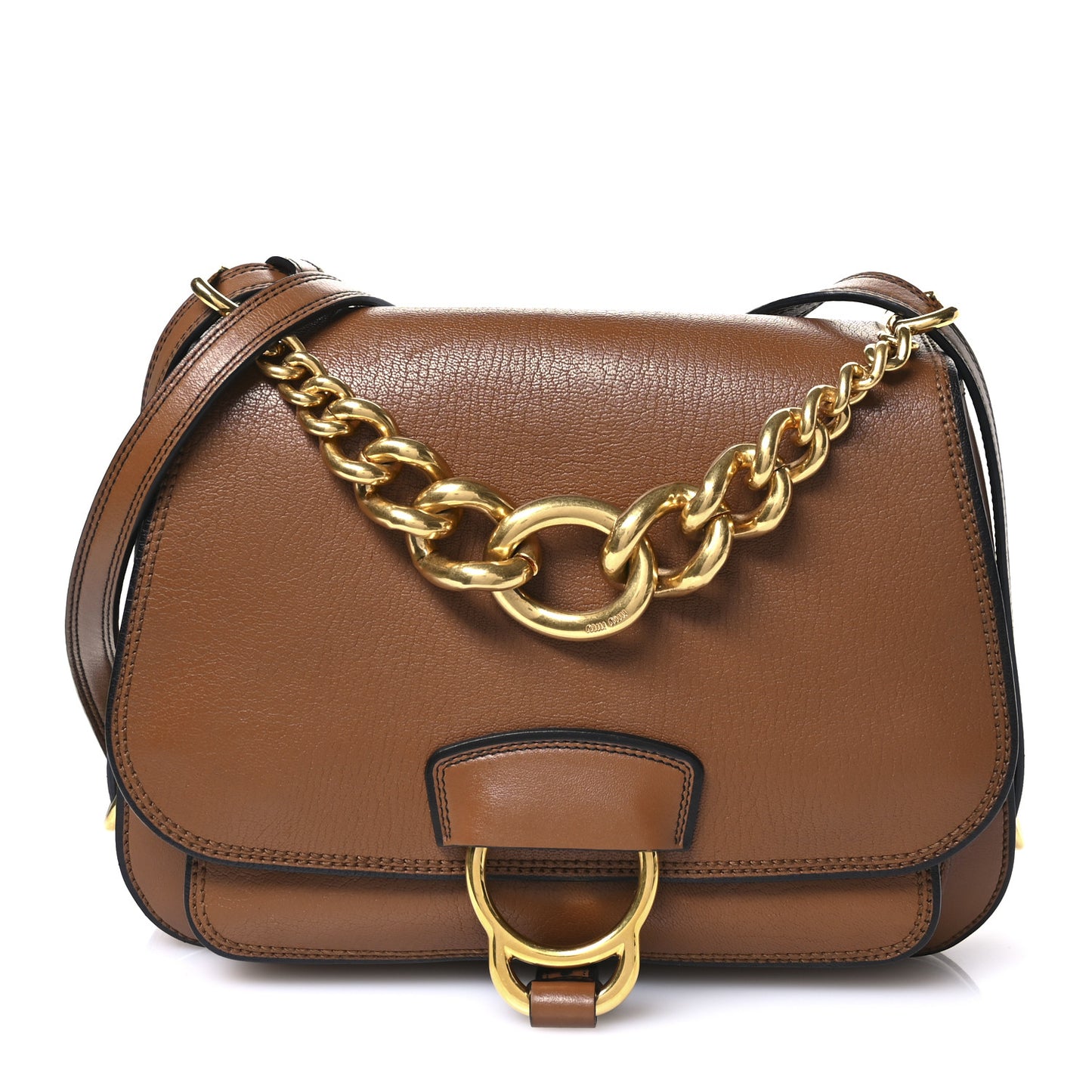 Goatskin Madras Dahlia Brandy