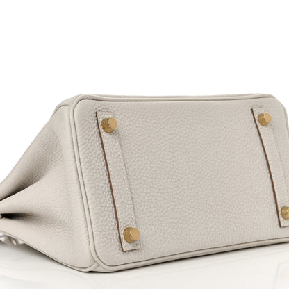 Hermes Togo Birkin 25 Gris Pale 9 of 11