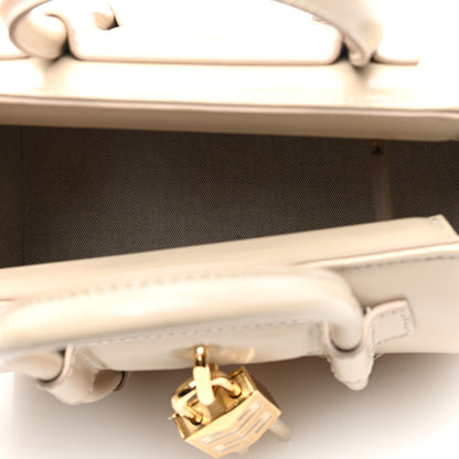 Givenchy Box Calfskin Mini Lock Antigona Shoulder Bag Natural Beige 5 of 9