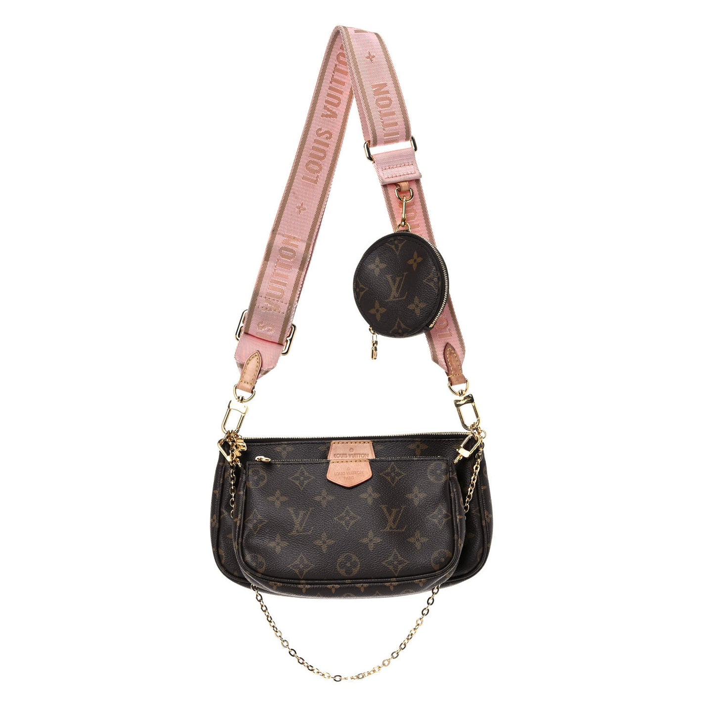 Monogram Multi Pochette Accessories Rose Clair