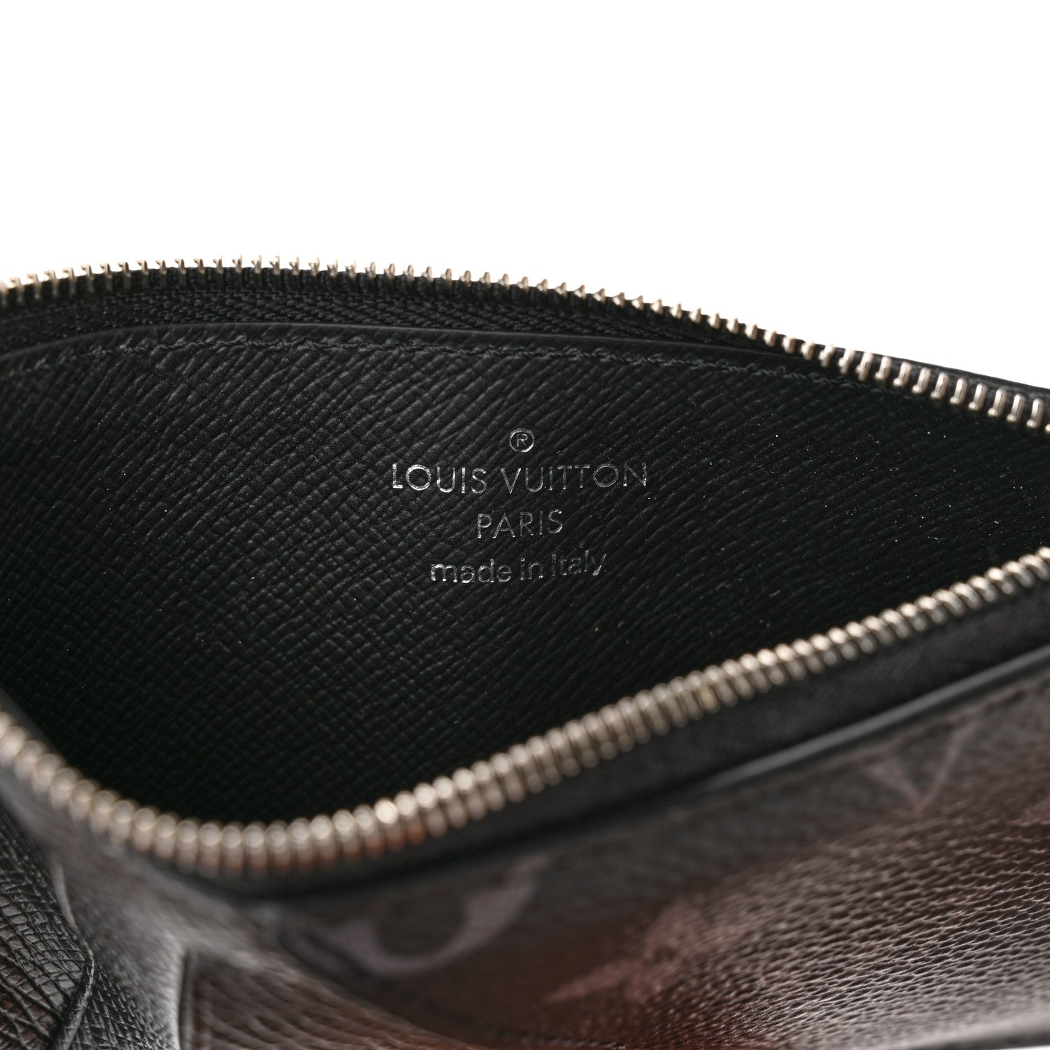 Louis Vuitton Monogram Eclipse Taiga Coin Card Holder 5 of 10