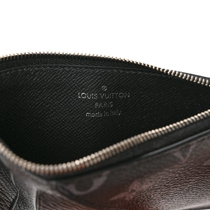 Louis Vuitton Monogram Eclipse Taiga Coin Card Holder 5 of 10