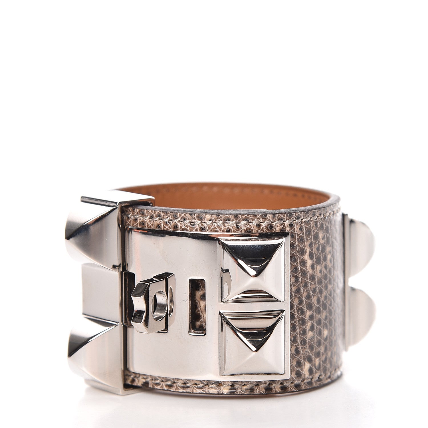 Hermes Lizard Collier De Chien CDC Bracelet T2 Ombre 3 of 7