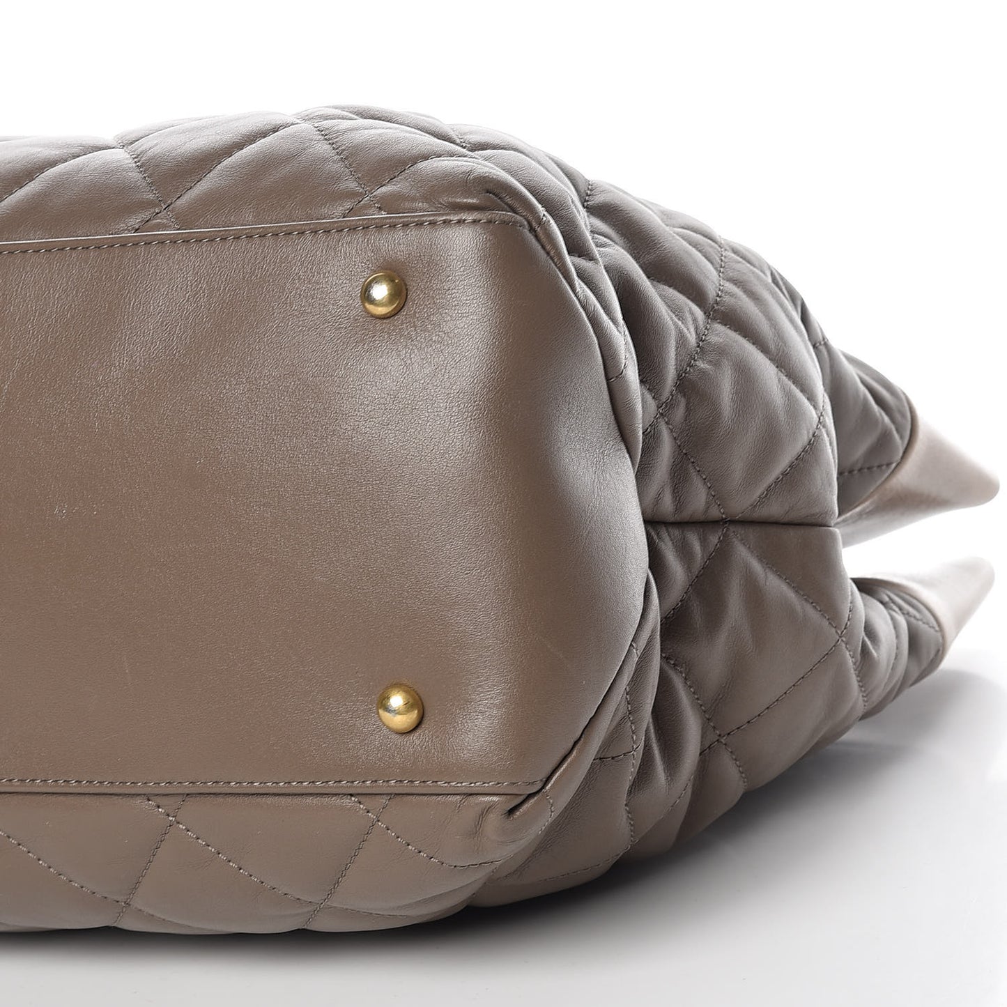 Calfskin Large Soft Elegance Tote Beige