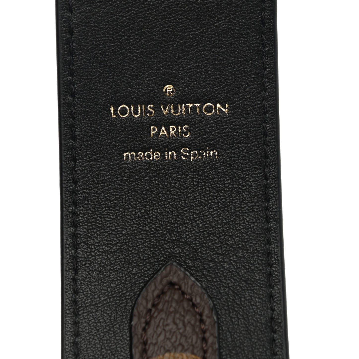 Monogram Bandouliere Shoulder Strap Black