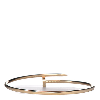Cartier 18K Yellow Gold Small Juste Un Clou Bracelet 17 3 of 5
