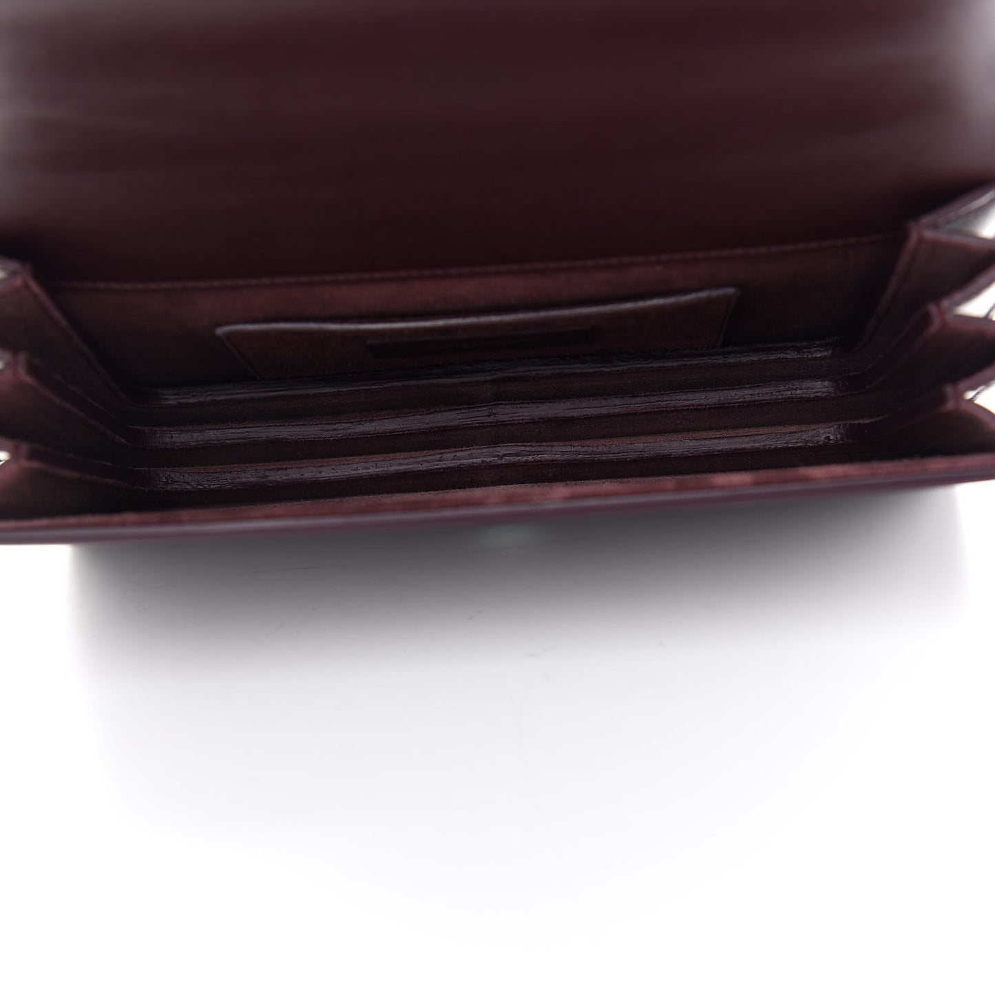 Calfskin Monogram Small Dylan Shoulder Bag Burgundy