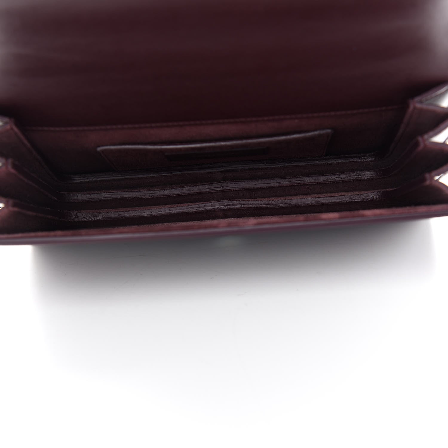 Saint Laurent Calfskin Monogram Small Dylan Shoulder Bag Burgundy 5 of 9