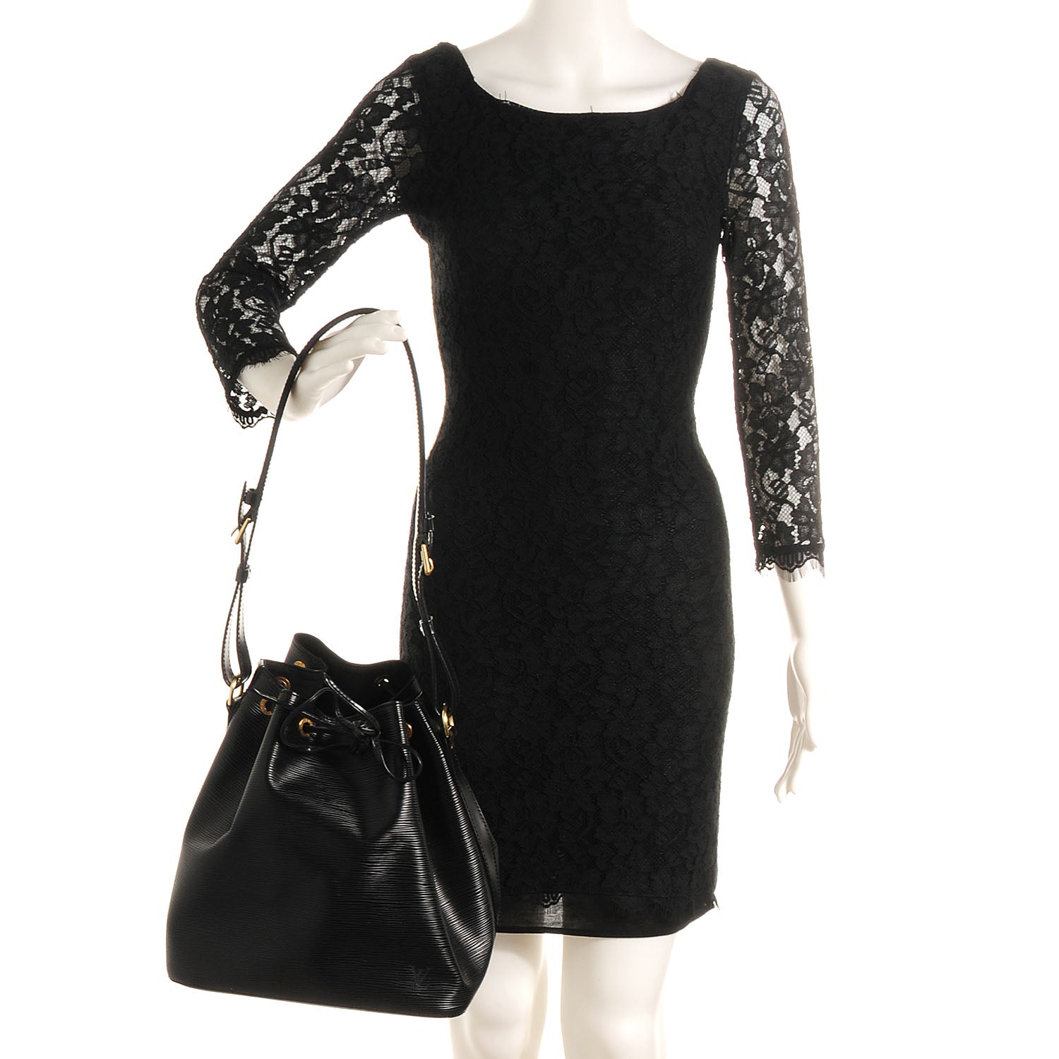 Louis Vuitton Epi Petit Noe Black 2 of 8
