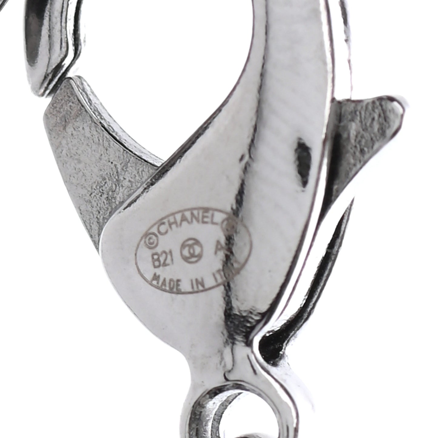 Ruthenium Crystal Chain CC Choker Silver