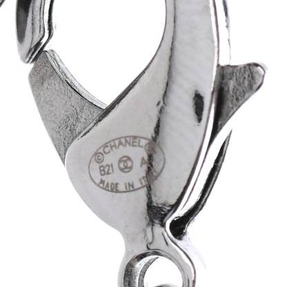 Chanel Ruthenium Crystal Chain CC Choker Silver 5 of 5