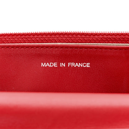 Chanel Caviar Sevruga Wallet on Chain WOC Red 7 of 12