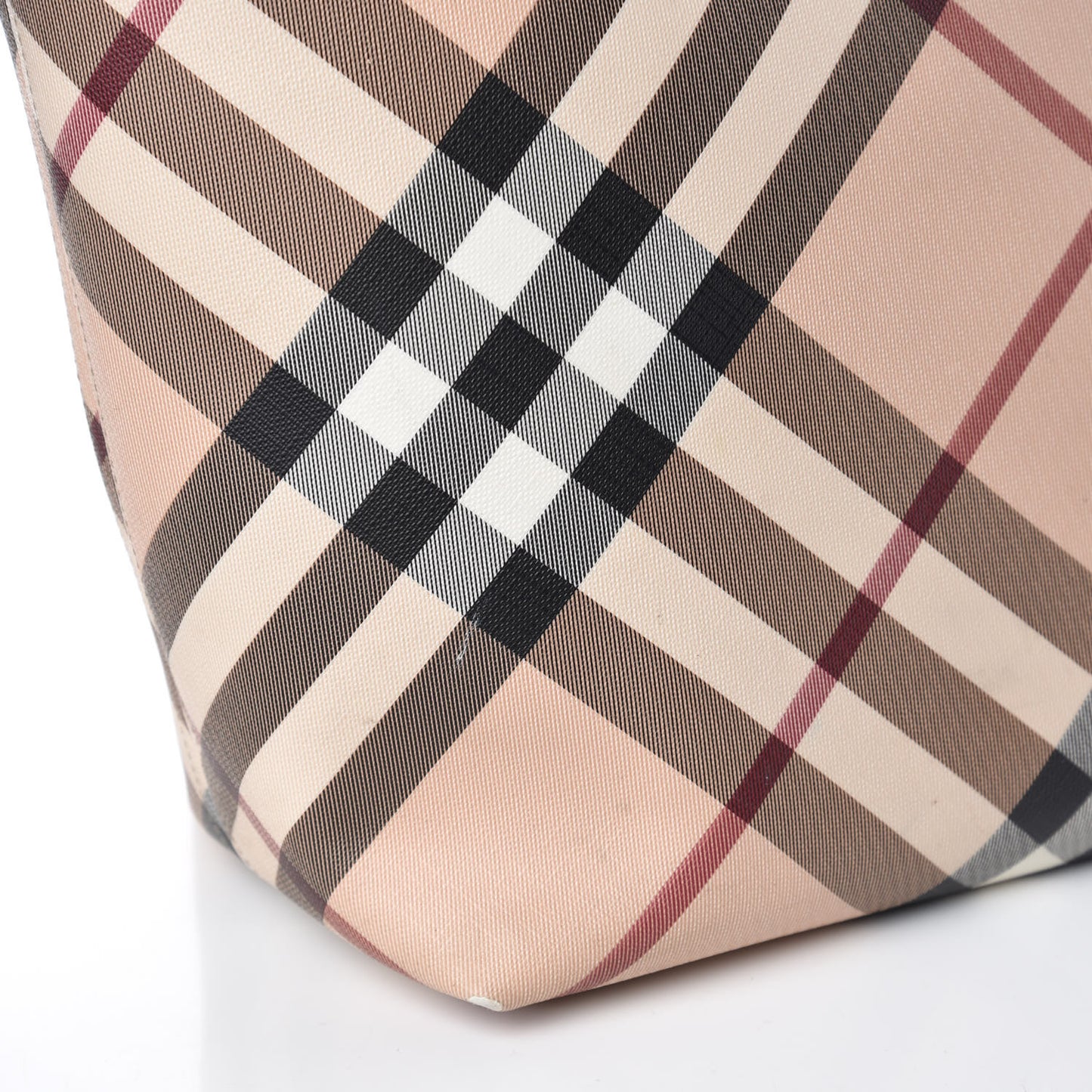 Nova Check Large Nickie Tote Black