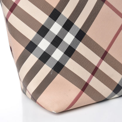 Burberry Nova Check Large Nickie Tote Black 18 of 19