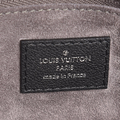 Louis Vuitton Veau Cachemire Soft Lockit MM Black 4 of 5
