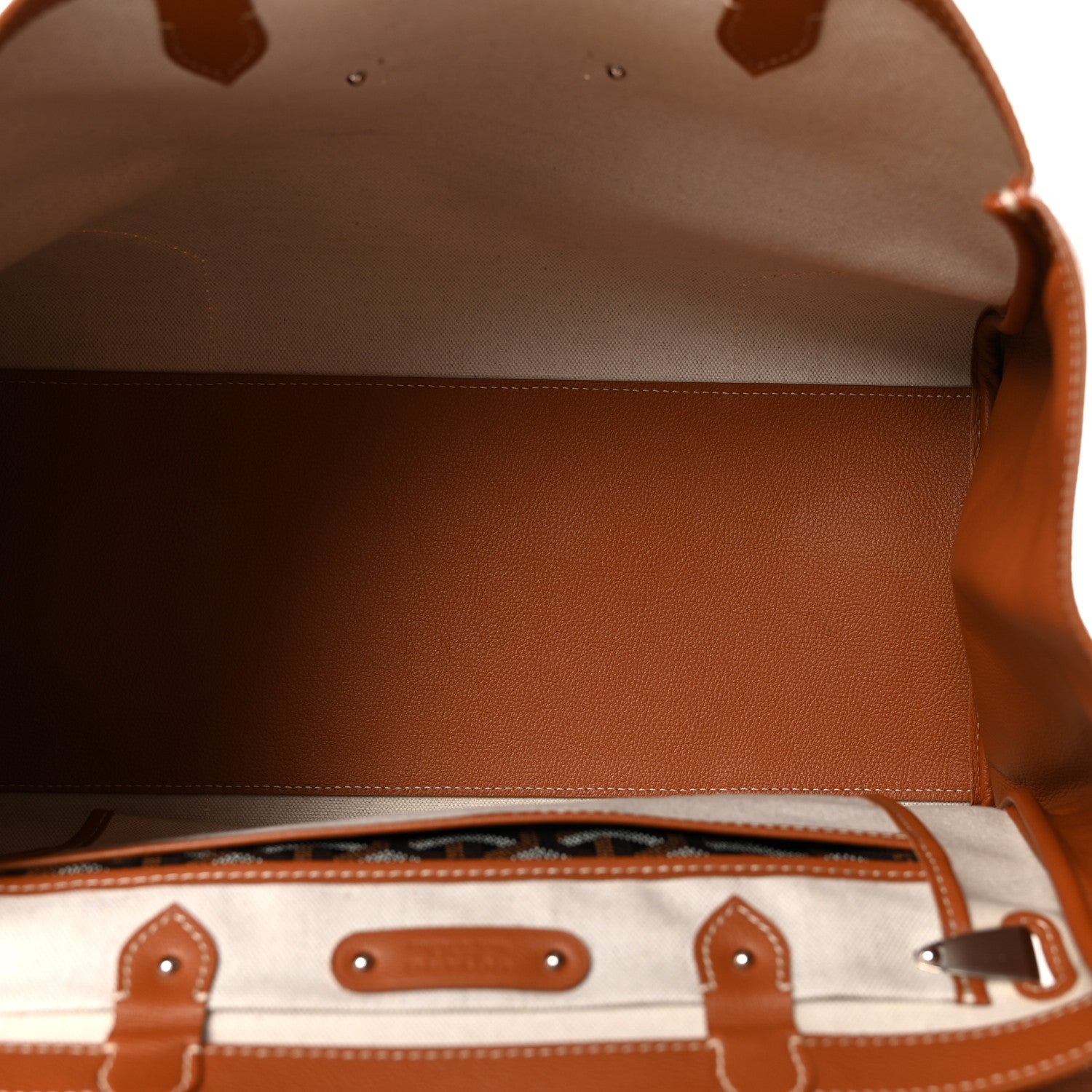 Goyard Goyardine Saigon Tote Black Gold 5 of 9