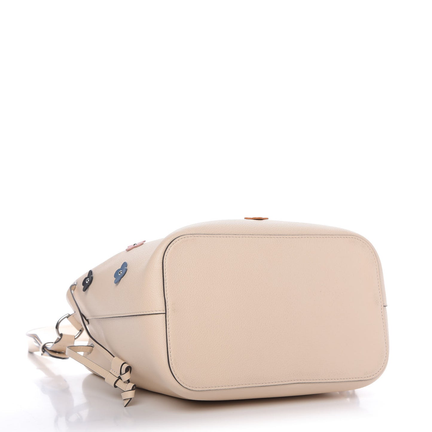 Calfskin Flowers Lockme Bucket Creme
