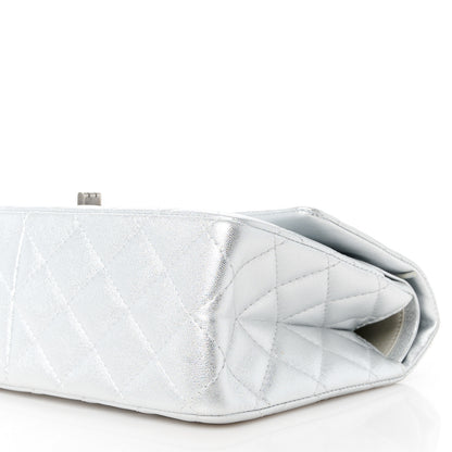 Chanel Metallic Lambskin Quilted 2.55 Reissue 226 Flap Silver 10 of 10