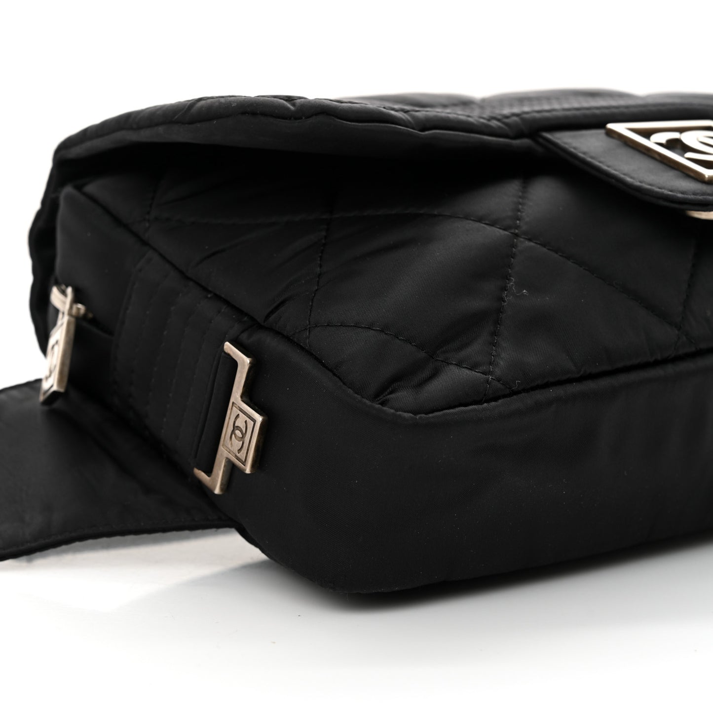 Nylon Ski Sport Belt Bag Black