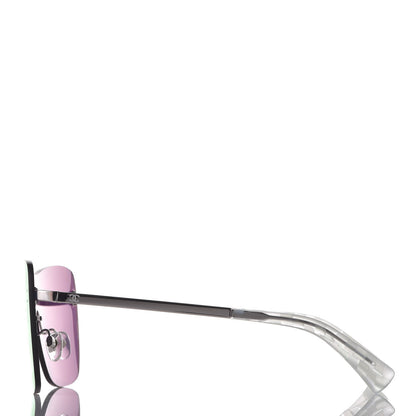 Chanel Shield Runway Sunglasses 4215 Silver Red 2 of 8