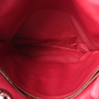 Christian Dior Lambskin Cannage Medium Granville Tote Red 5 of 10