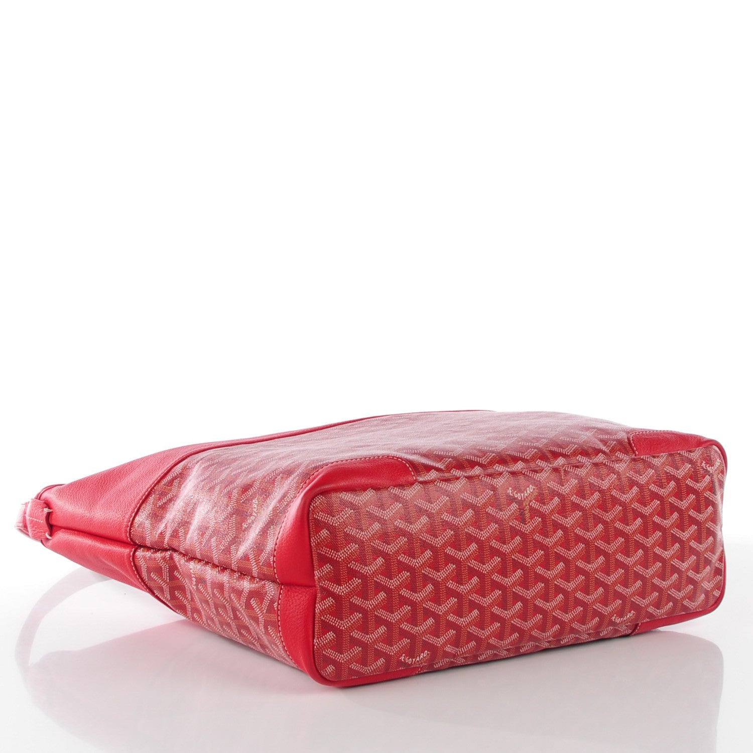 Goyard Goyardine Grenadines Hobo Red 6 of 11