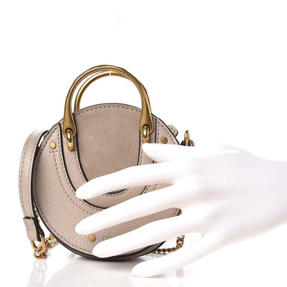 Chloe Goatskin Suede Mini Pixie Bag Motty Grey 9 of 9