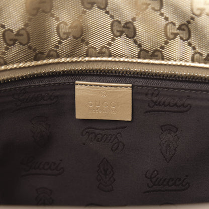 Gucci Imprime Monogram Medium Zippered Shopping Tote Champagne 6 of 14