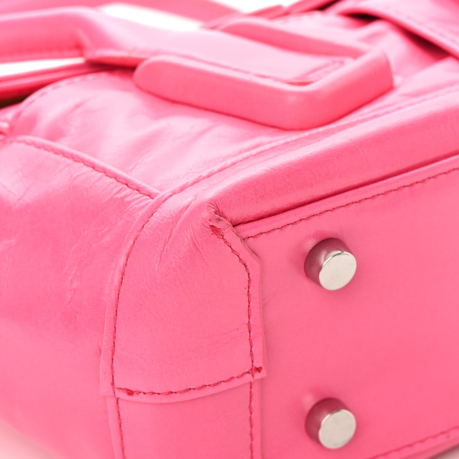 Bottega Veneta Paper Calfskin Maxi Intrecciato Mini Arco Pink 8 of 13