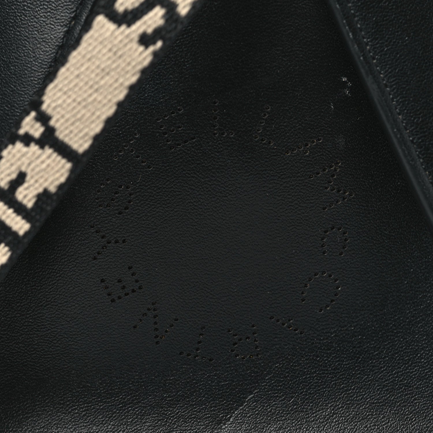 Stella McCartney Eco Alter Nappa Perforated Logo Micro Crossbody Black 8 of 10