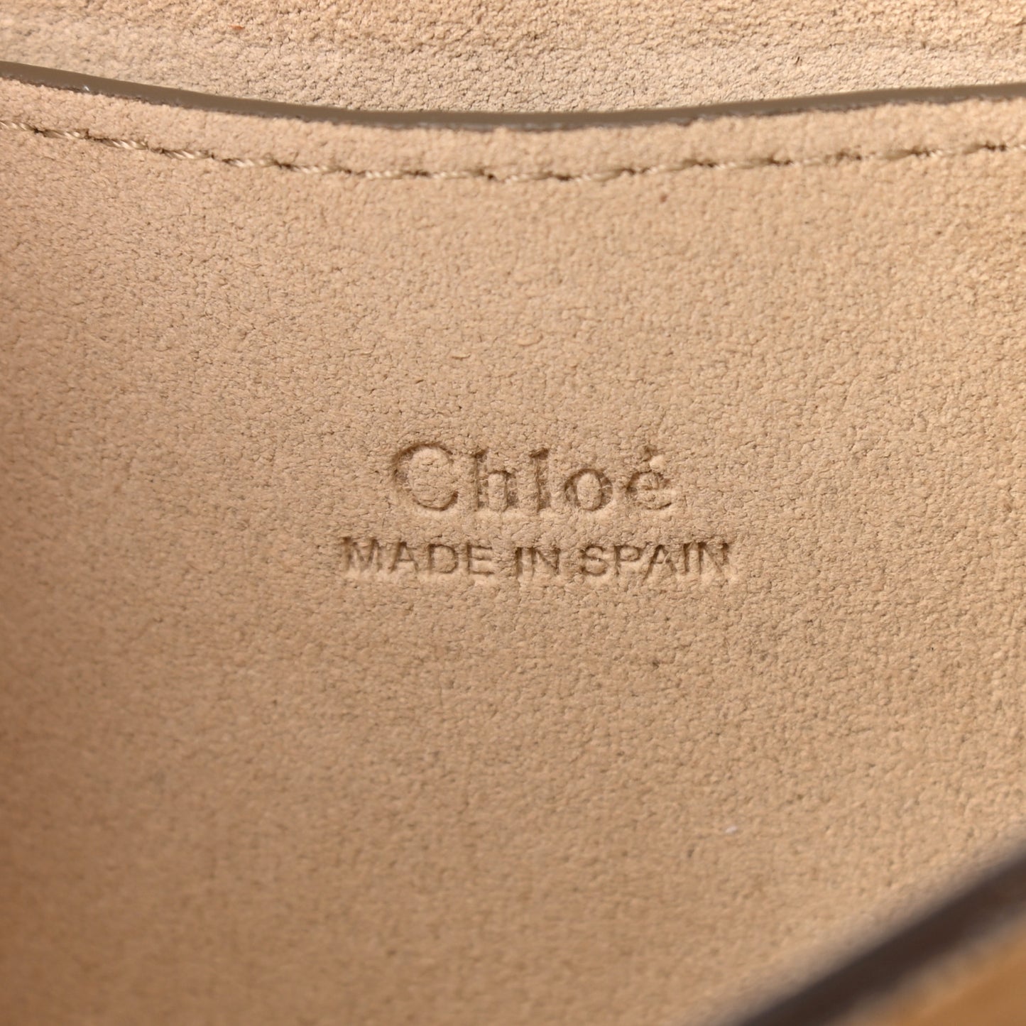 Suede Calfskin Small Faye Shoulder Bag Tobacco
