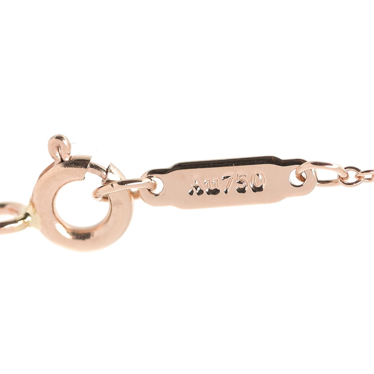 18K Rose Gold Diamond Heart Bracelet