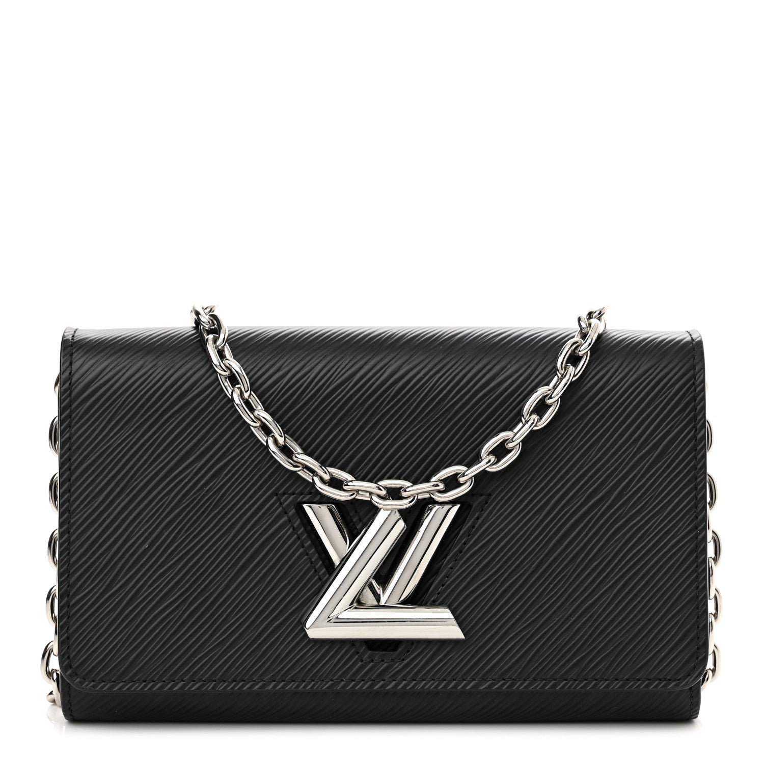 Louis Vuitton Epi Twist Chain Wallet Black 1 of 11