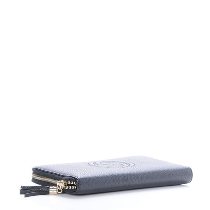 Gucci Calfskin Soho Zip Around Wallet Black 4 of 7