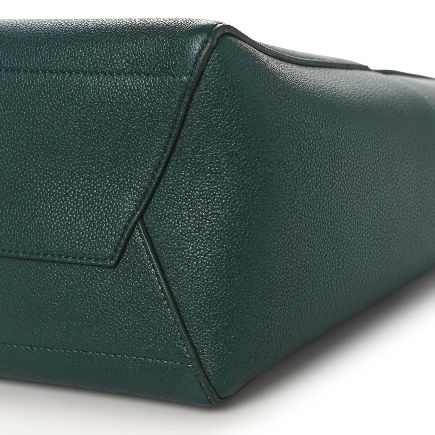 Soft Grained Calfskin Sangle Bucket Bag Amazone