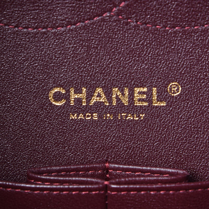 Chanel Lambskin Quilted Jumbo Double Flap Black 7 of 9