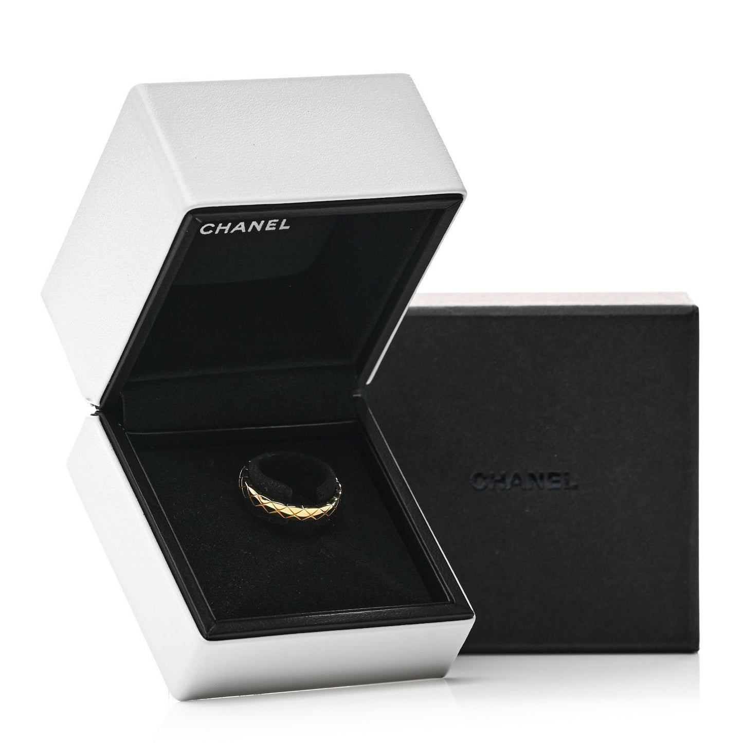 18K Yellow Gold Mini Coco Crush Ring 56 7.5
