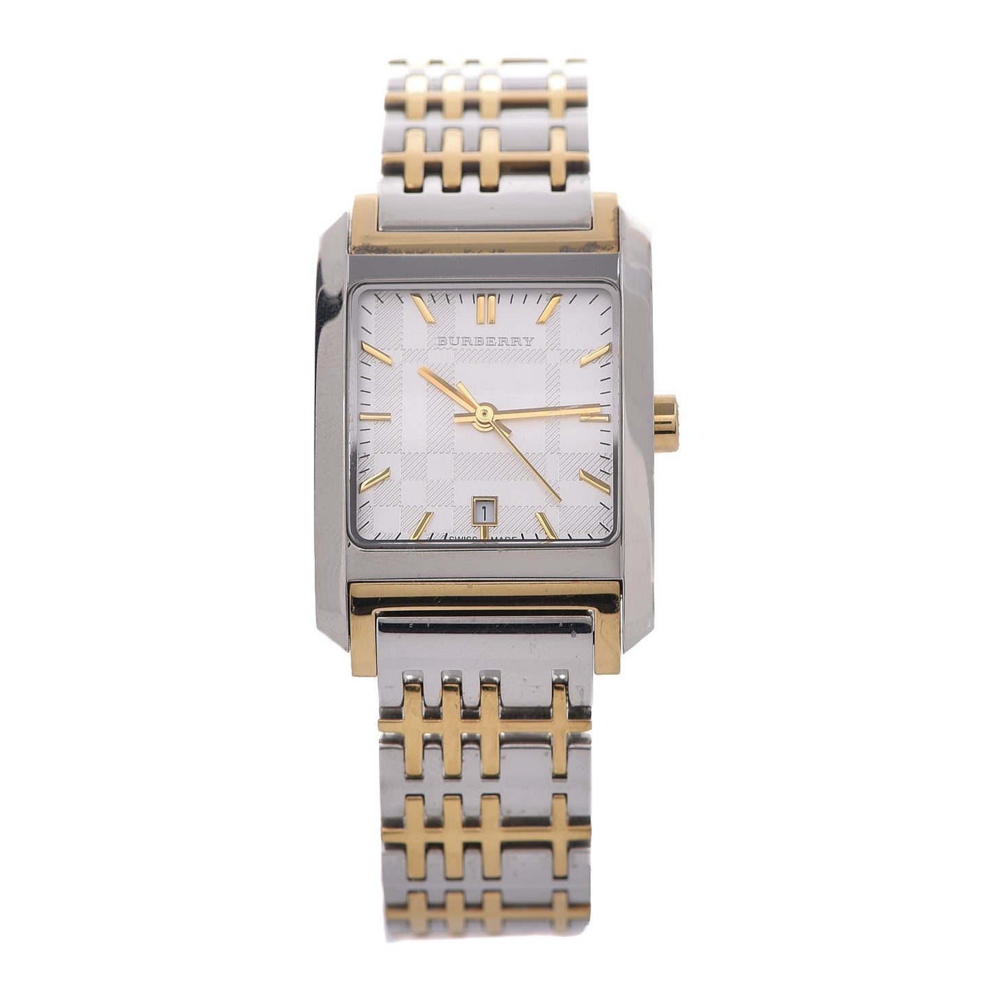 Stainless Steel 25mm Nova Check Quartz Watch BU1573