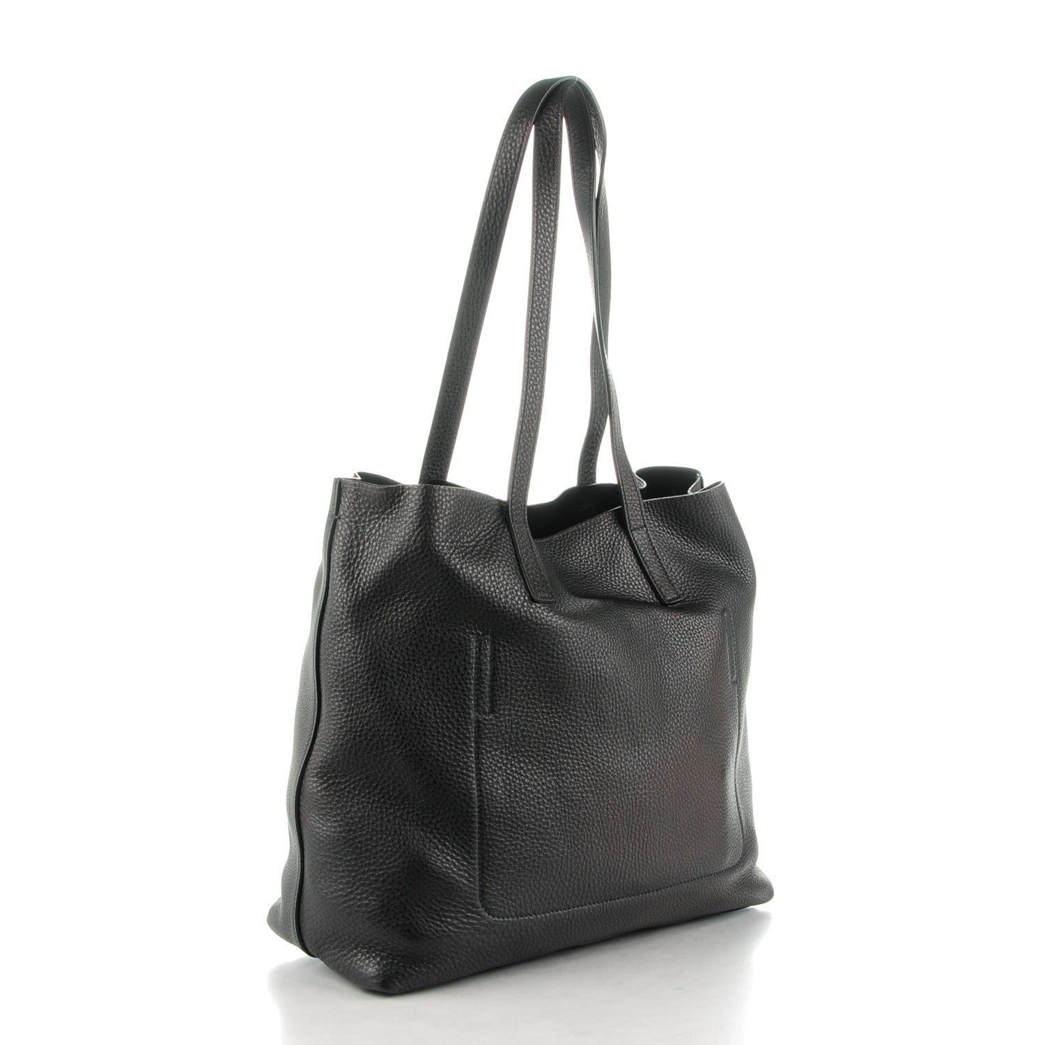 Prada Vitello Daino Tote Nero Black 3 of 8