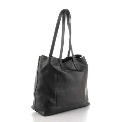 Prada Vitello Daino Tote Nero Black 3 of 8
