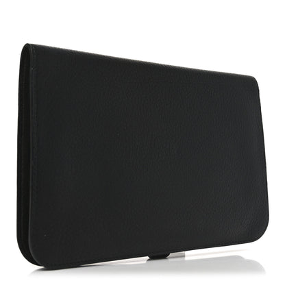 Hermes Togo Dogon Duo Wallet Black 3 of 6