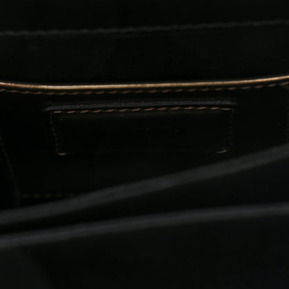 Bulgari Metallic Calfskin Serpenti Forever Top Handle Bronze 6 of 9