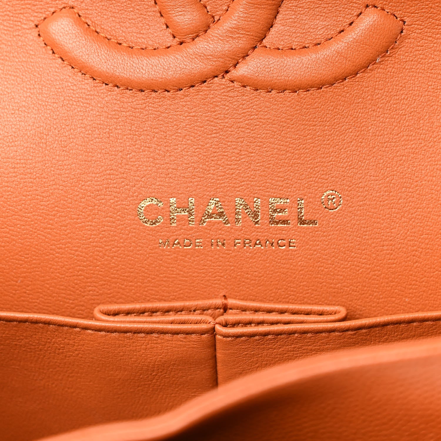 Chanel Caviar Quilted Medium Double Flap Light Brown 6 of 12
