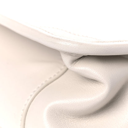Saint Laurent Lambskin Matelasse Monogram Medium Niki Chain Satchel Ivory 12 of 19